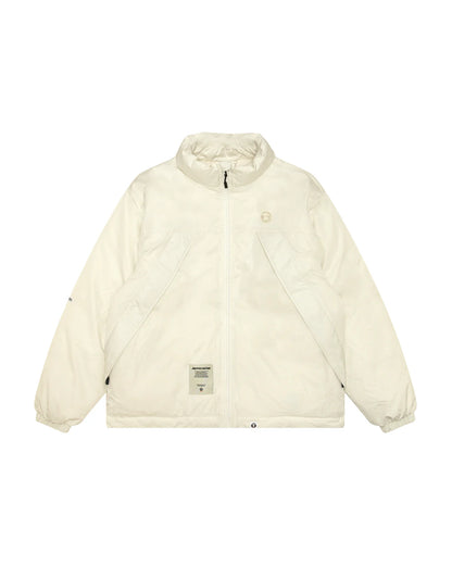AAPE NOW moonface logo puffer jacket