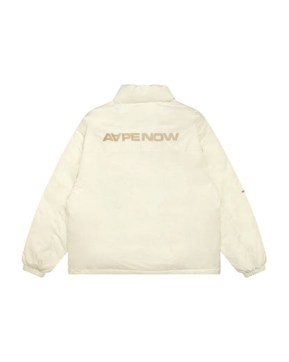 AAPE NOW moonface logo puffer jacket