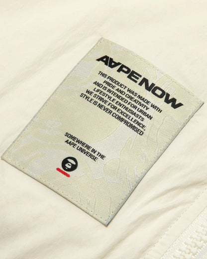 AAPE NOW moonface logo puffer jacket