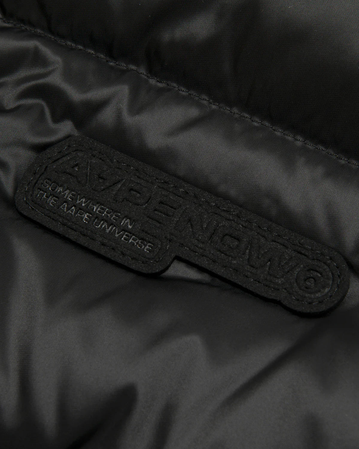 AAPENOW moonface logo puffer jacket