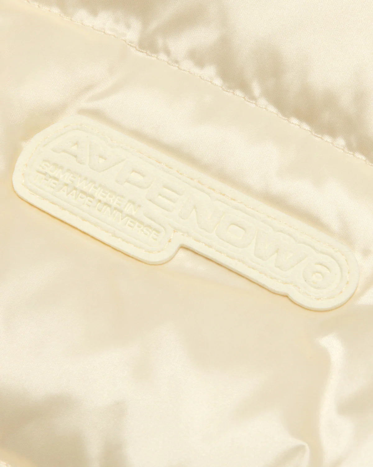 AAPENOW moonface logo puffer jacket