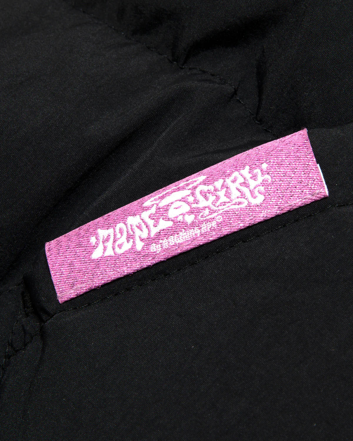 Logo zip-up puffer jacket