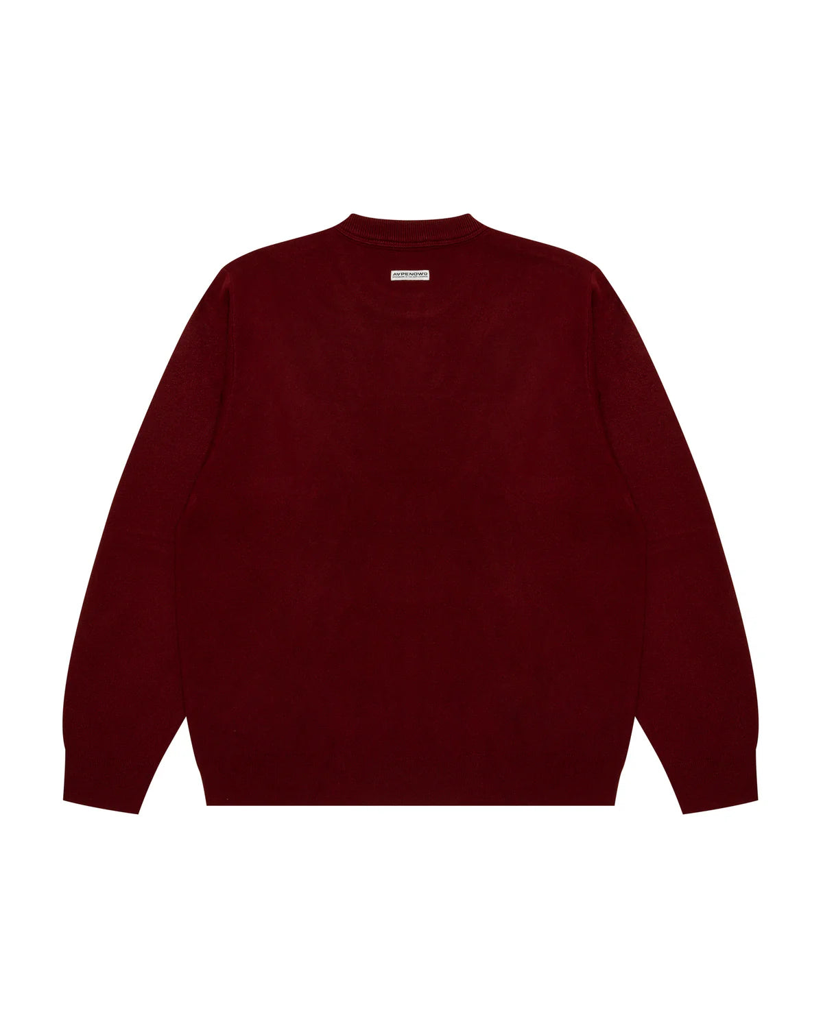 Moonface logo crew neck knit sweatshirt