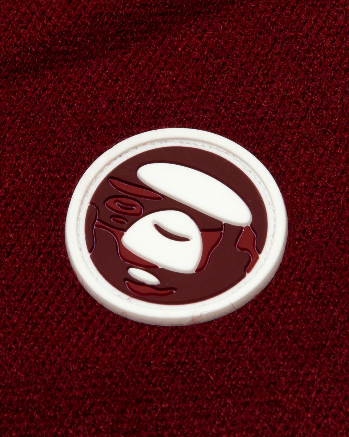Moonface logo crew neck knit sweatshirt