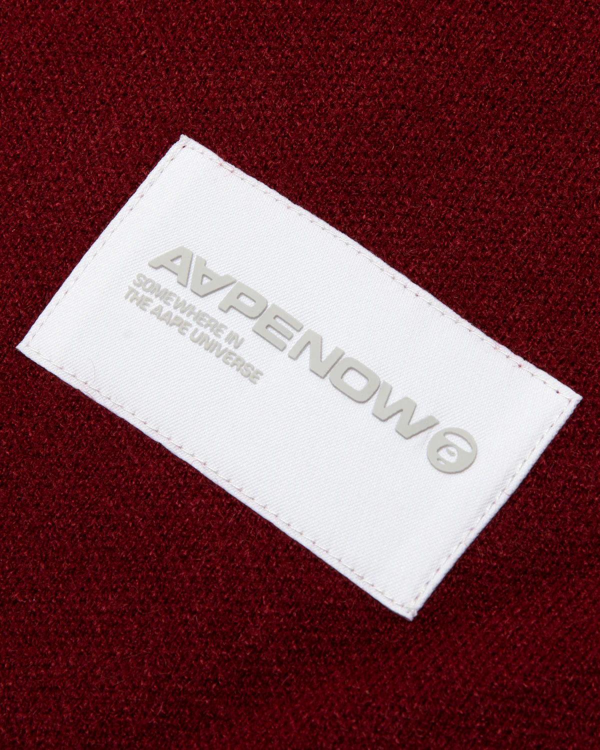 Moonface logo crew neck knit sweatshirt