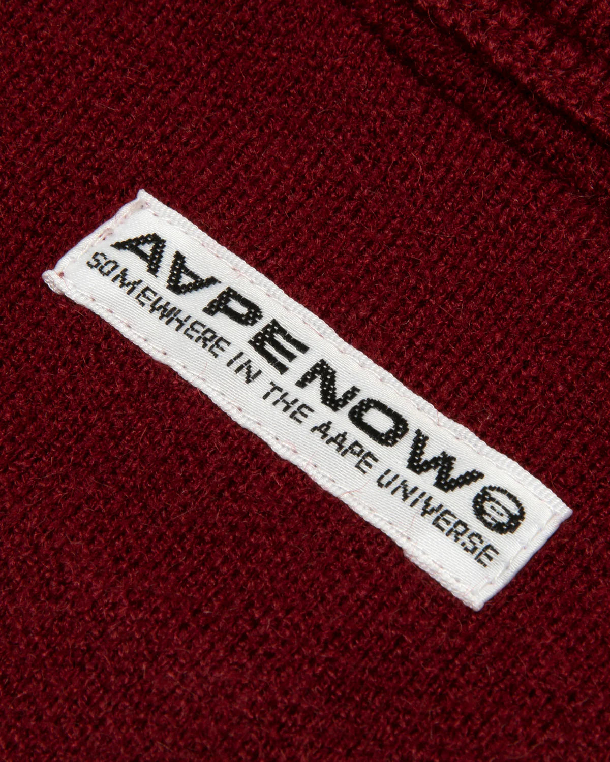 Moonface logo crew neck knit sweatshirt