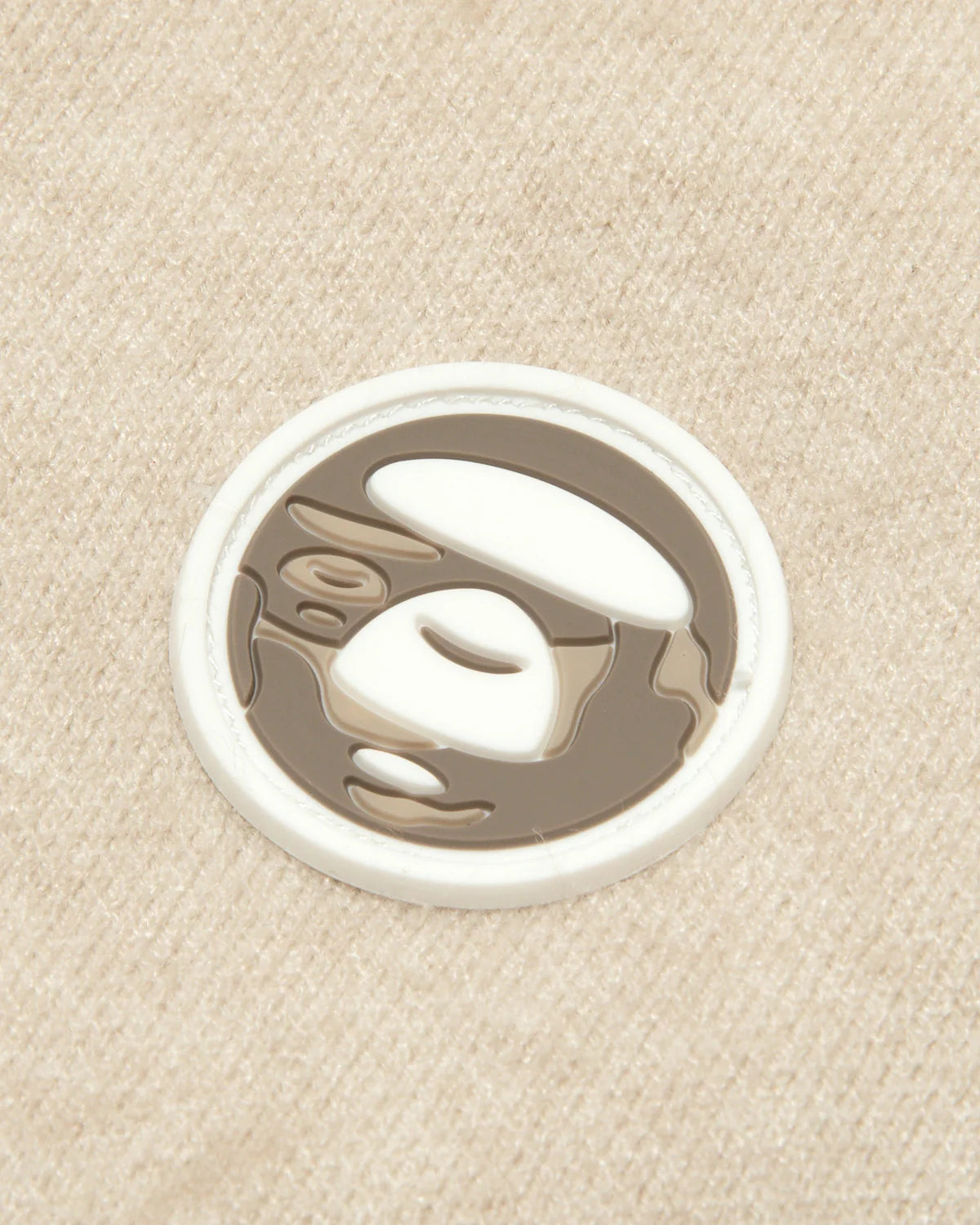 Moonface logo crew neck knit sweatshirt
