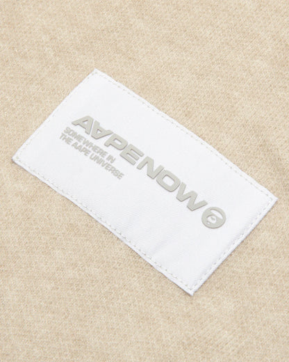 Moonface logo crew neck knit sweatshirt