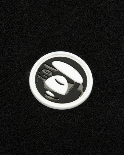 Moonface logo crew neck knit sweatshirt