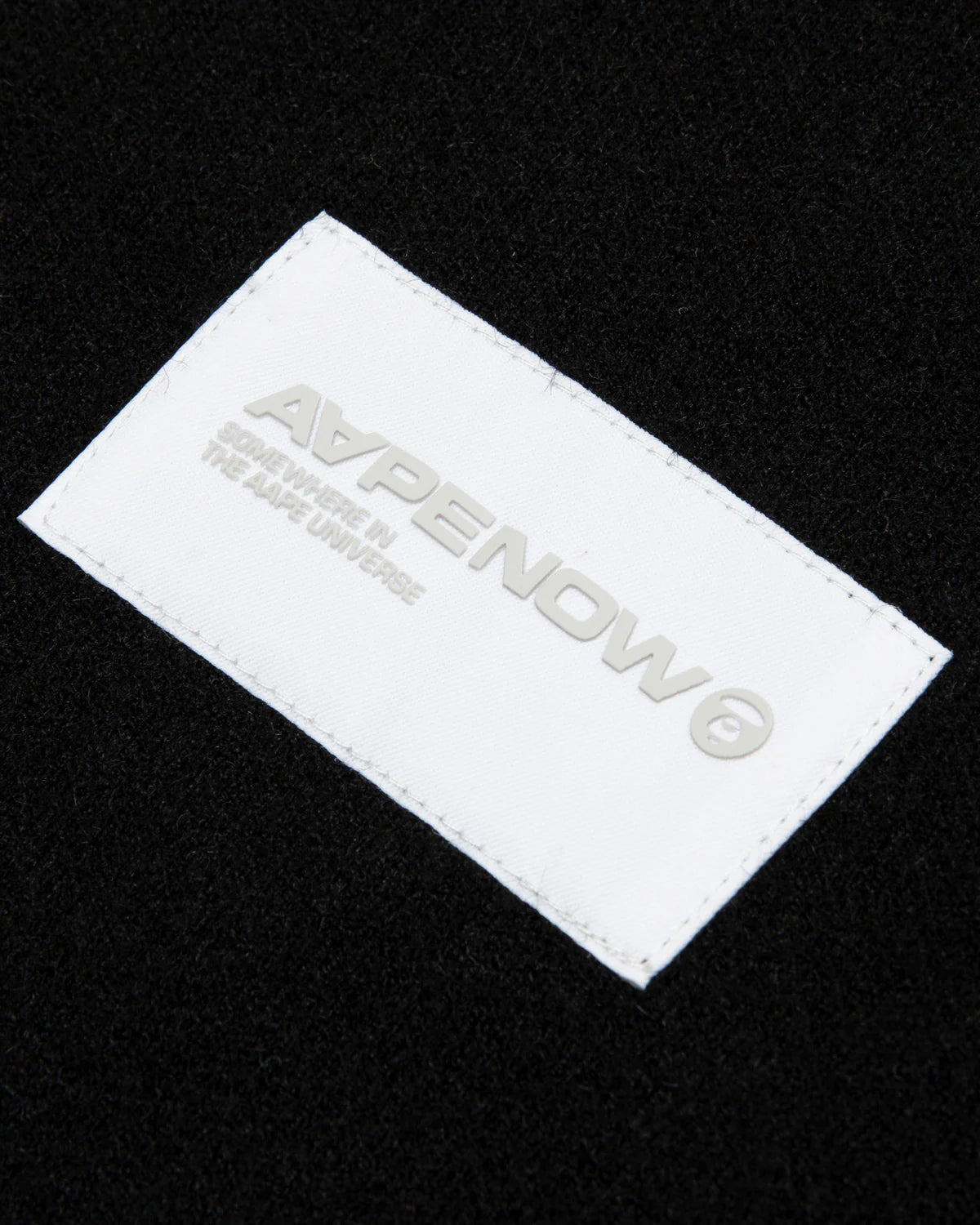 Moonface logo crew neck knit sweatshirt