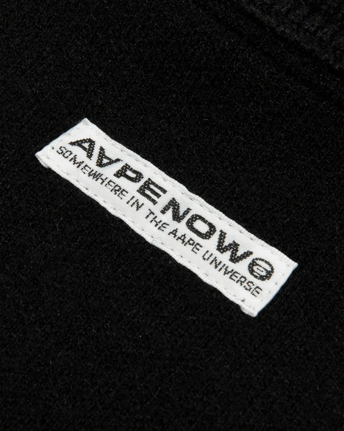 Moonface logo crew neck knit sweatshirt