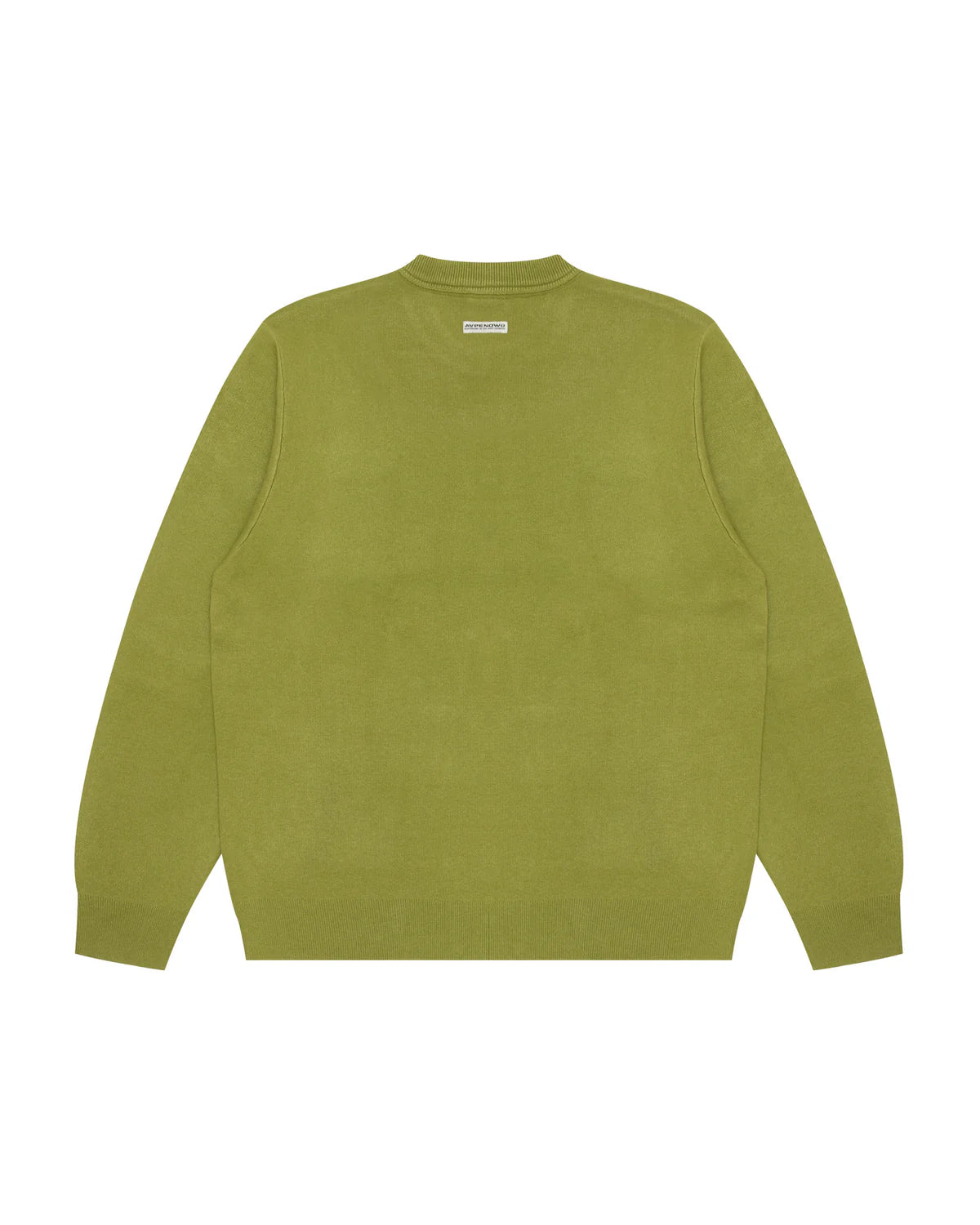 Moonface logo crew neck knit sweatshirt