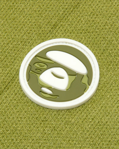 Moonface logo crew neck knit sweatshirt