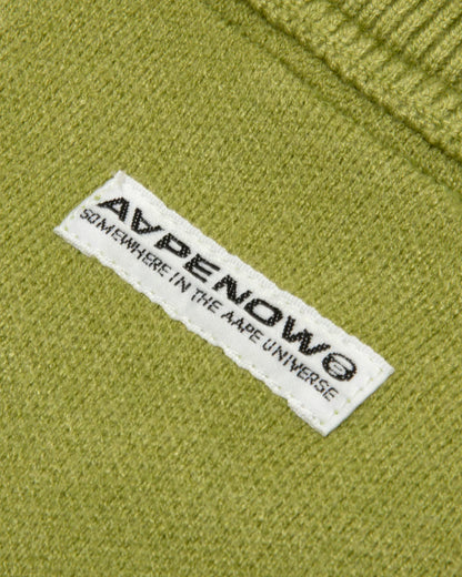 Moonface logo crew neck knit sweatshirt
