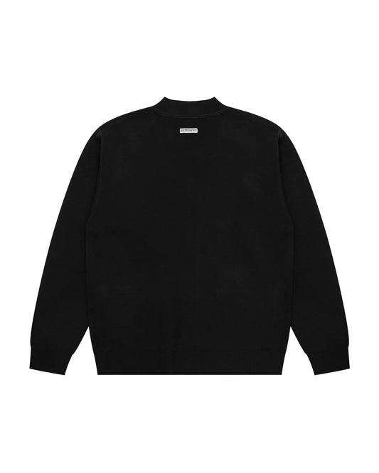 Moonface logo v-neck cardigan