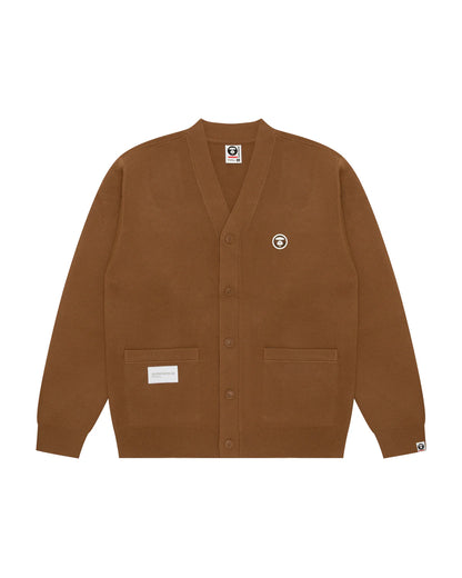 Moonface logo v-neck cardigan