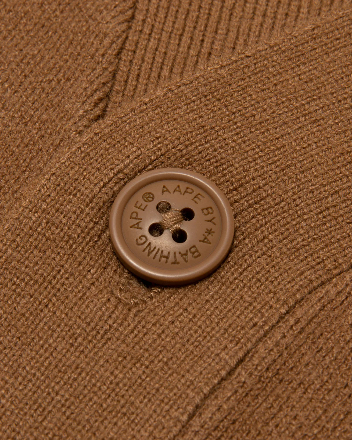 Moonface logo v-neck cardigan