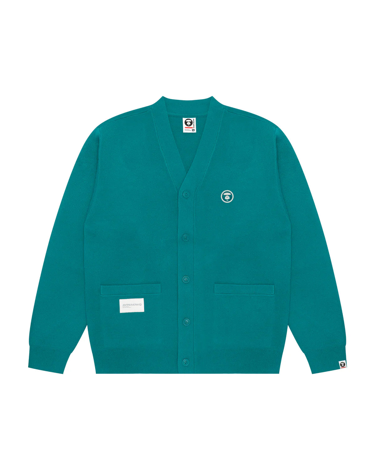 Moonface logo v-neck cardigan
