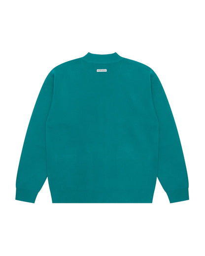 Moonface logo v-neck cardigan
