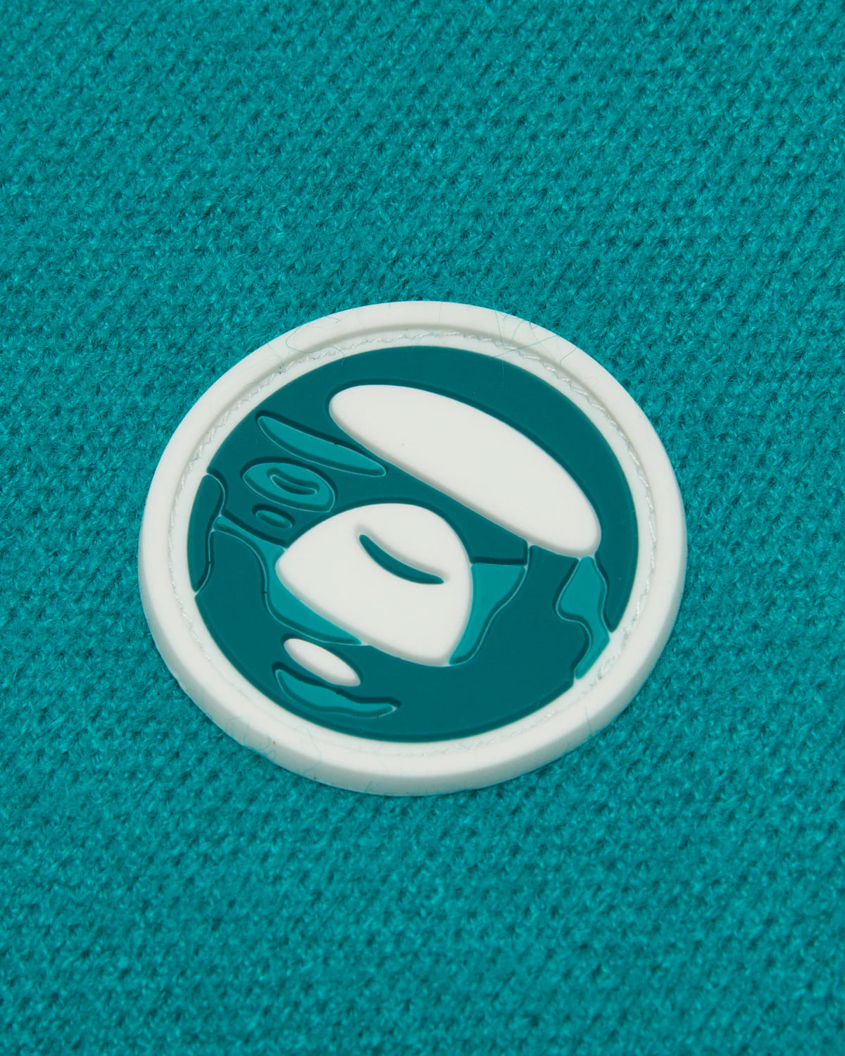 Moonface logo v-neck cardigan