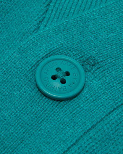Moonface logo v-neck cardigan