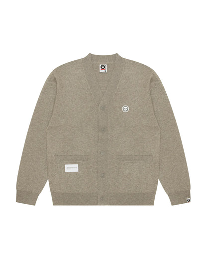 Moonface logo v-neck cardigan