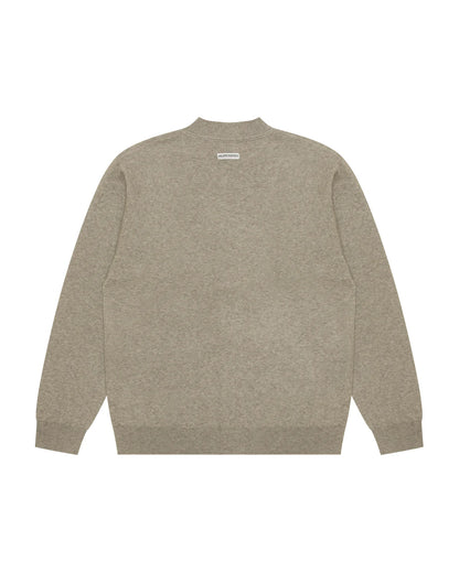 Moonface logo v-neck cardigan