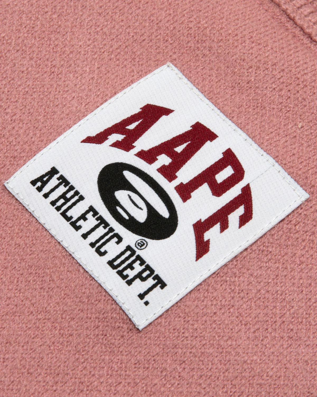 AAPE UNVS moonface logo crew neck knit sweatshirt