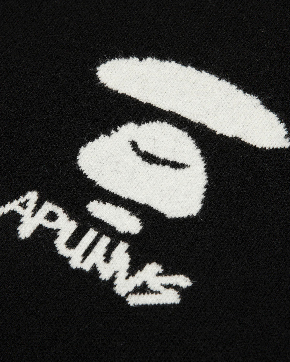 Moonface logo basic knit sweatshirt