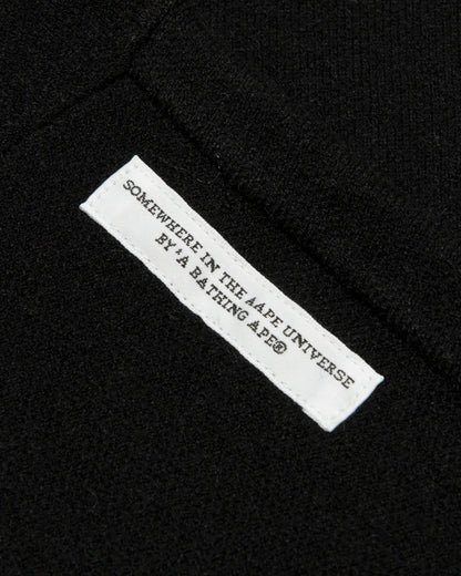Moonface logo basic knit sweatshirt