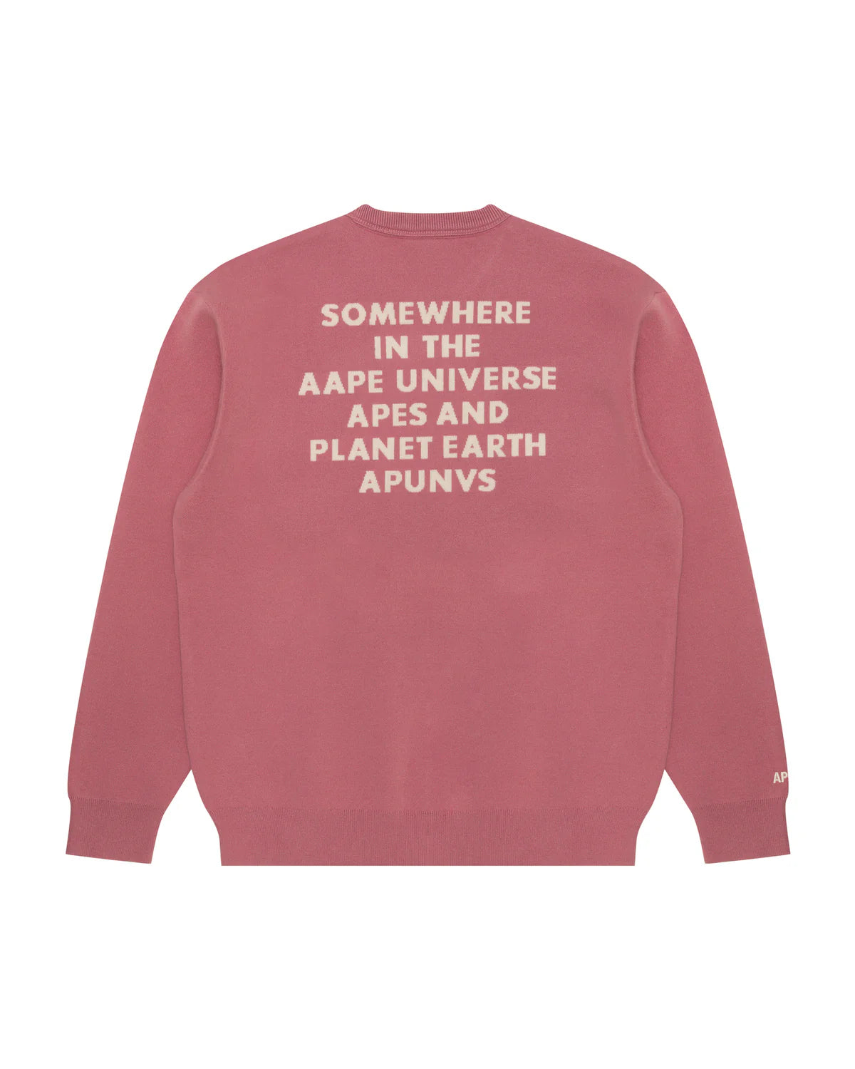 Moonface logo basic knit sweatshirt
