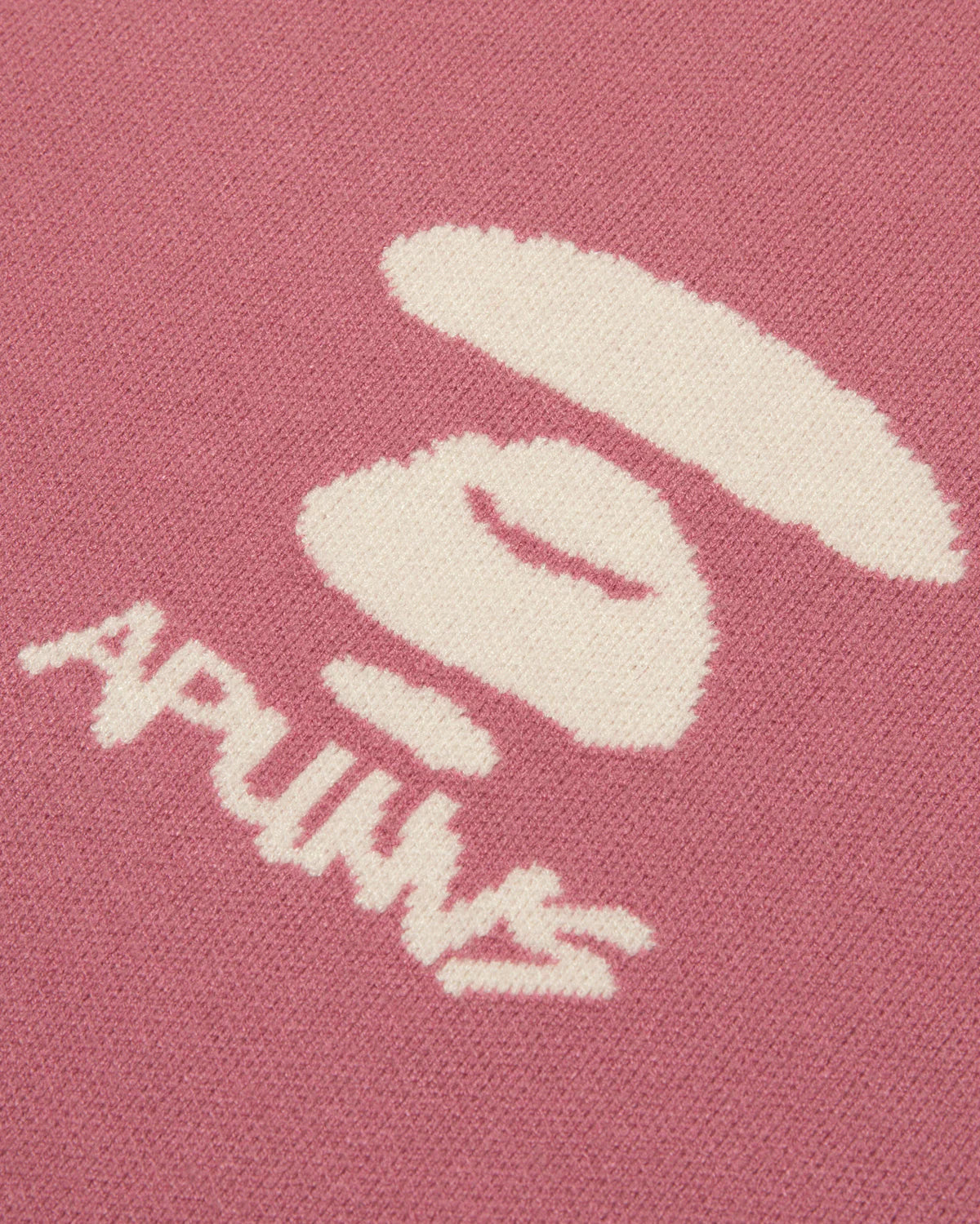 Moonface logo basic knit sweatshirt