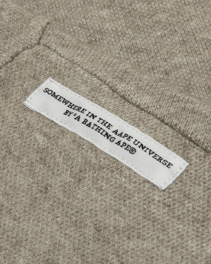 Moonface logo basic knit sweatshirt