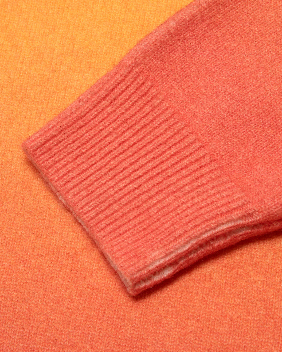 Moonface logo gradient knit jumper