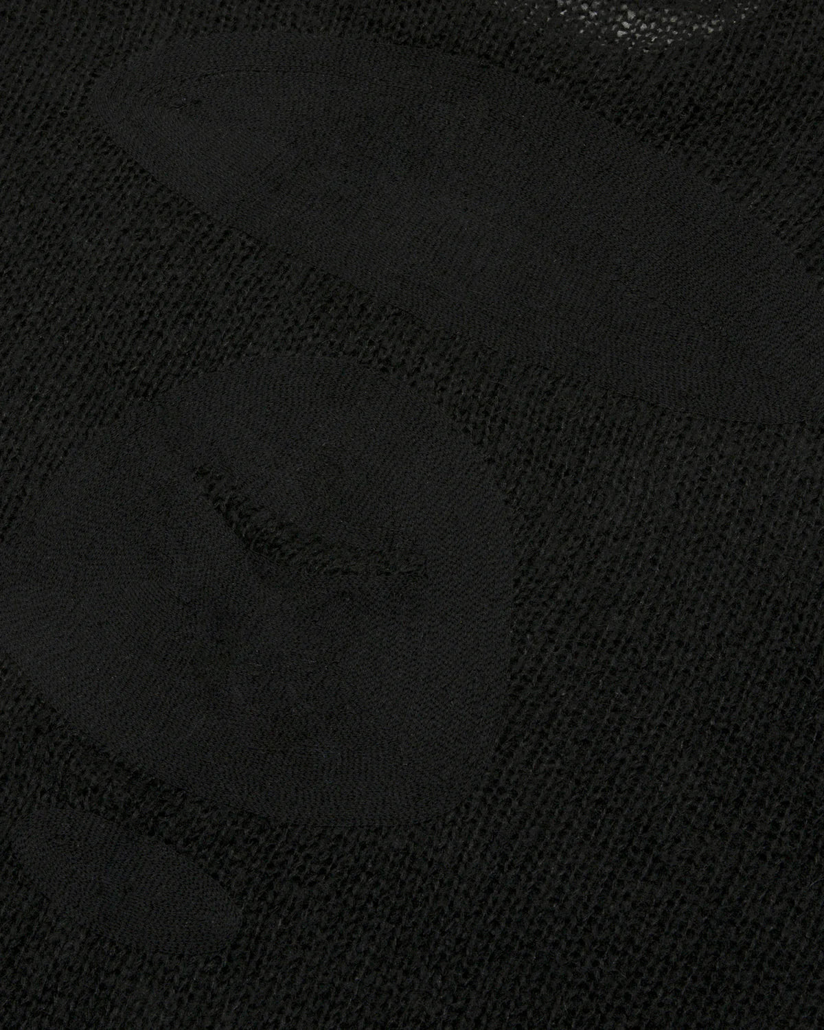 Moonface logo crew neck knit sweatshirt