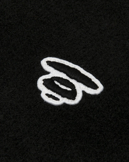 Moonface logo zip-up cardigan