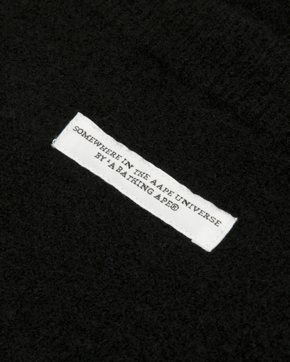 Moonface logo zip-up cardigan