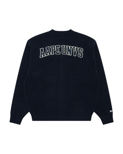 AAPENOW moonface logo button down cardigan