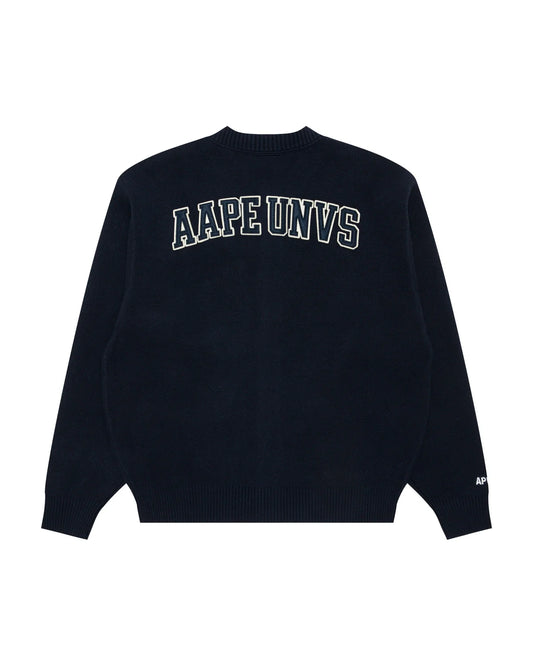AAPENOW moonface logo button down cardigan