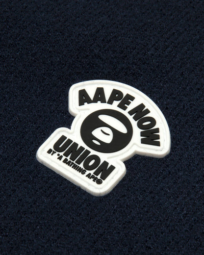AAPENOW moonface logo button down cardigan