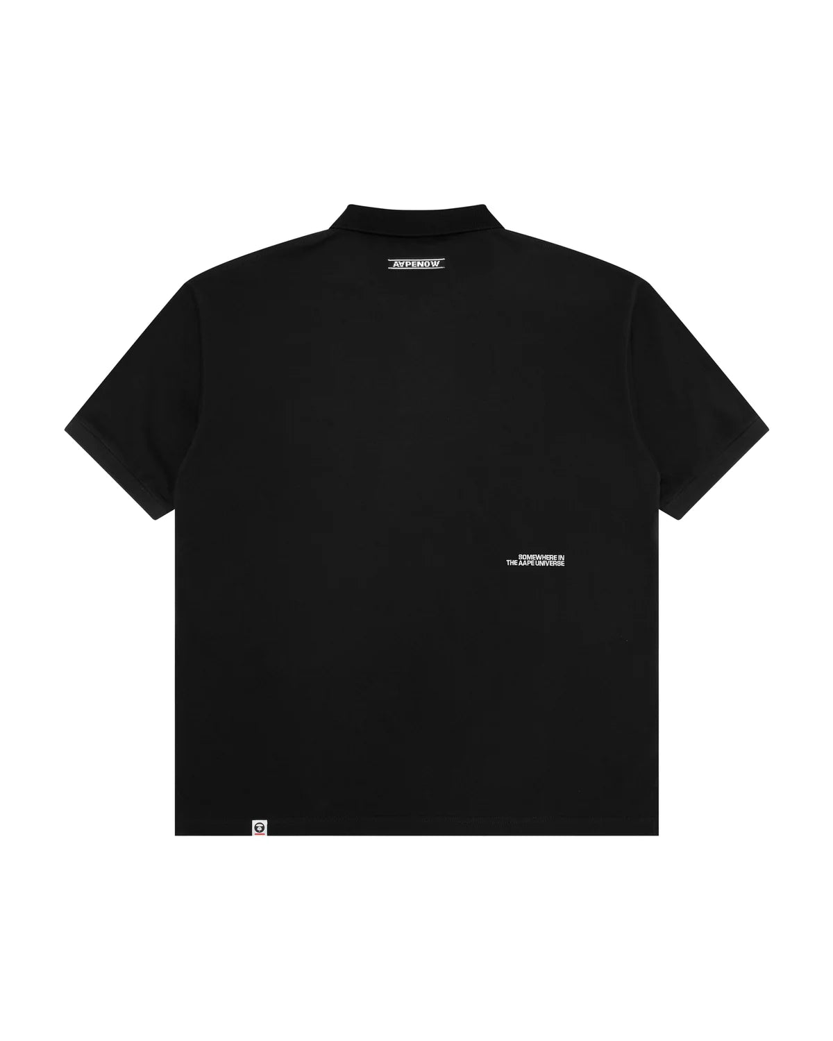 AAPENOW moonface logo polo shirt