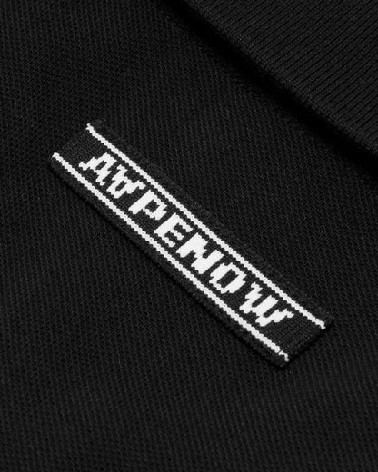 AAPENOW moonface logo polo shirt