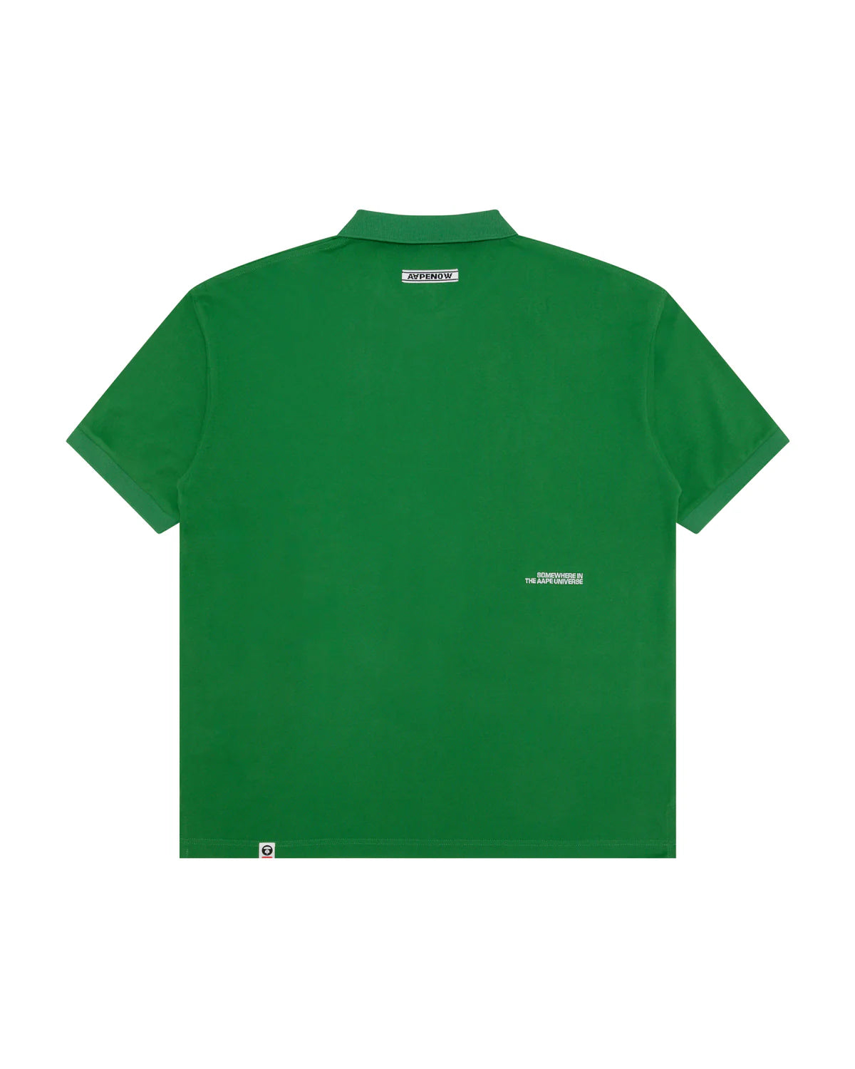 AAPENOW moonface logo polo shirt
