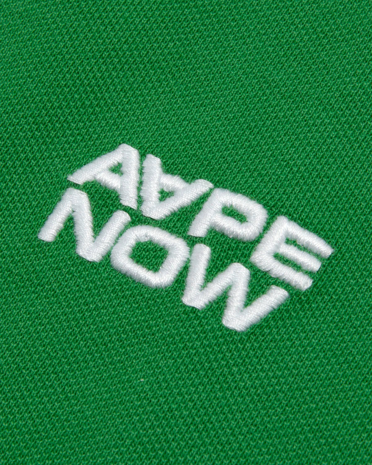 AAPENOW moonface logo polo shirt