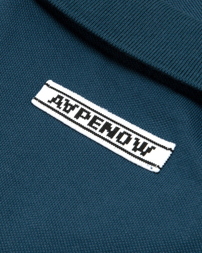 AAPENOW moonface logo polo shirt