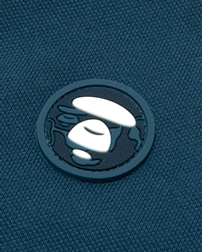 AAPENOW moonface logo polo shirt