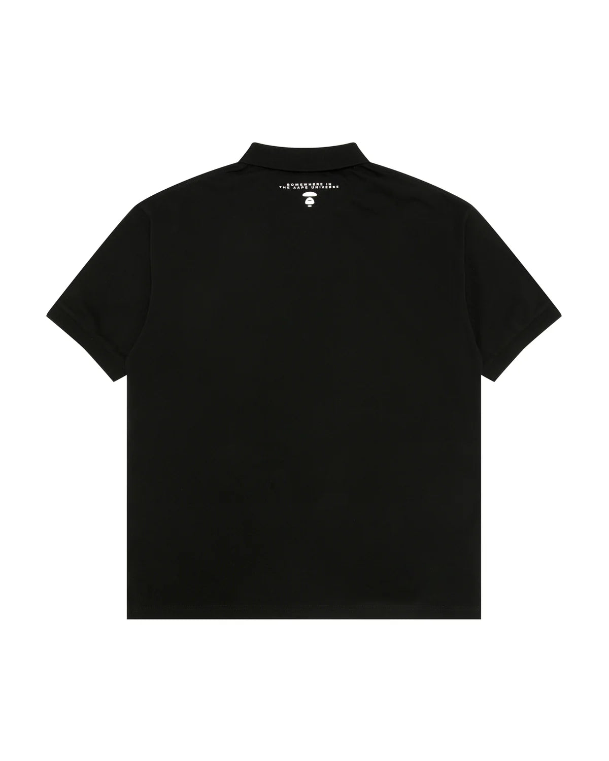 A patch polo shirt