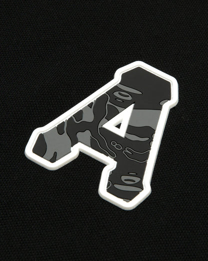 A patch polo shirt