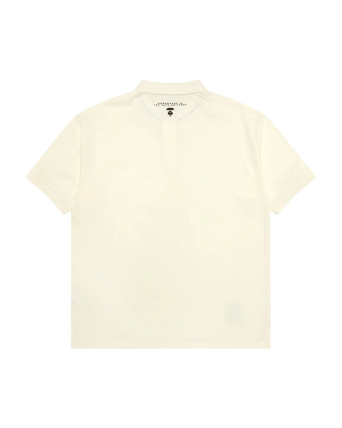 A patch polo shirt