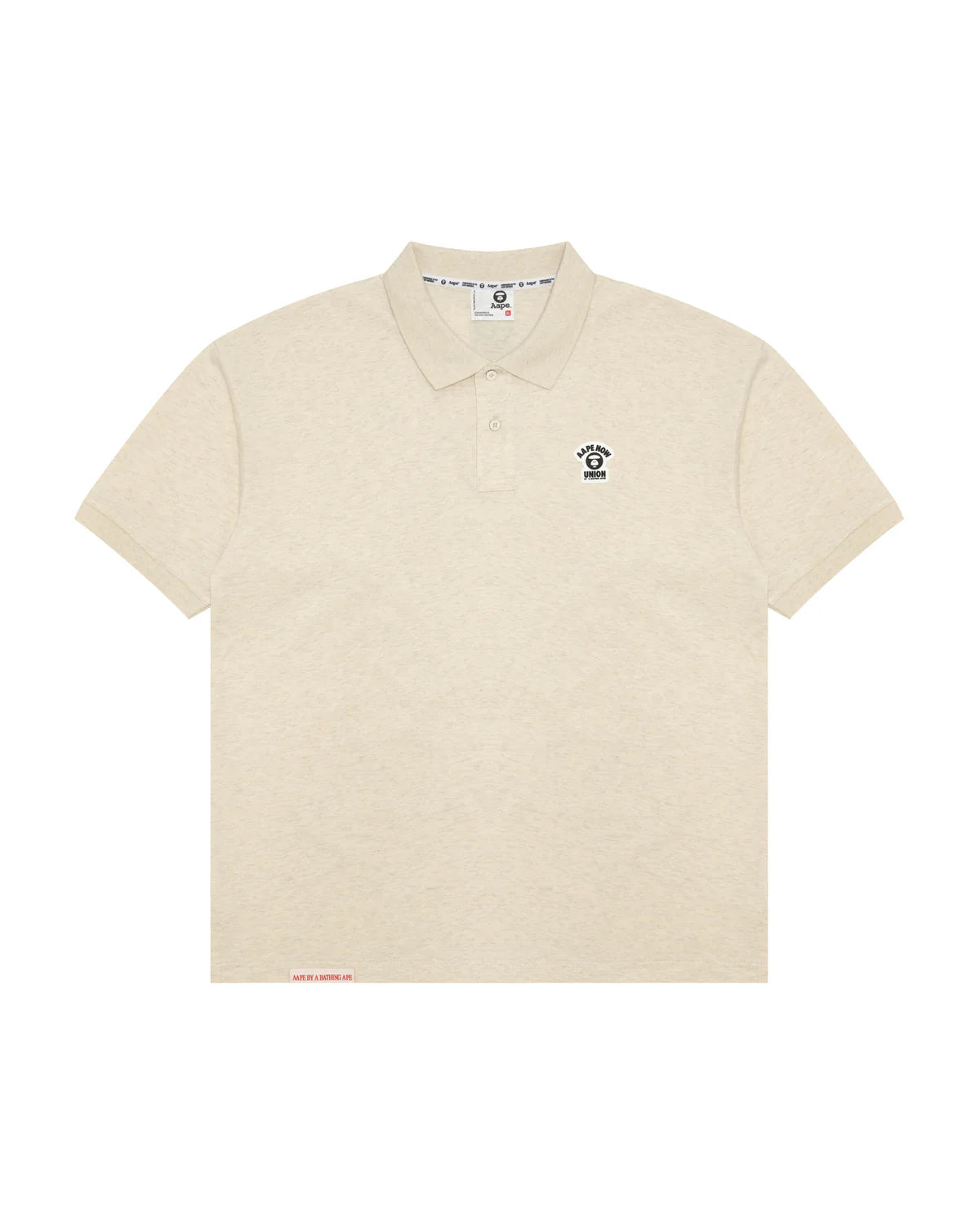 AAPENOW moonface logo polo shirt